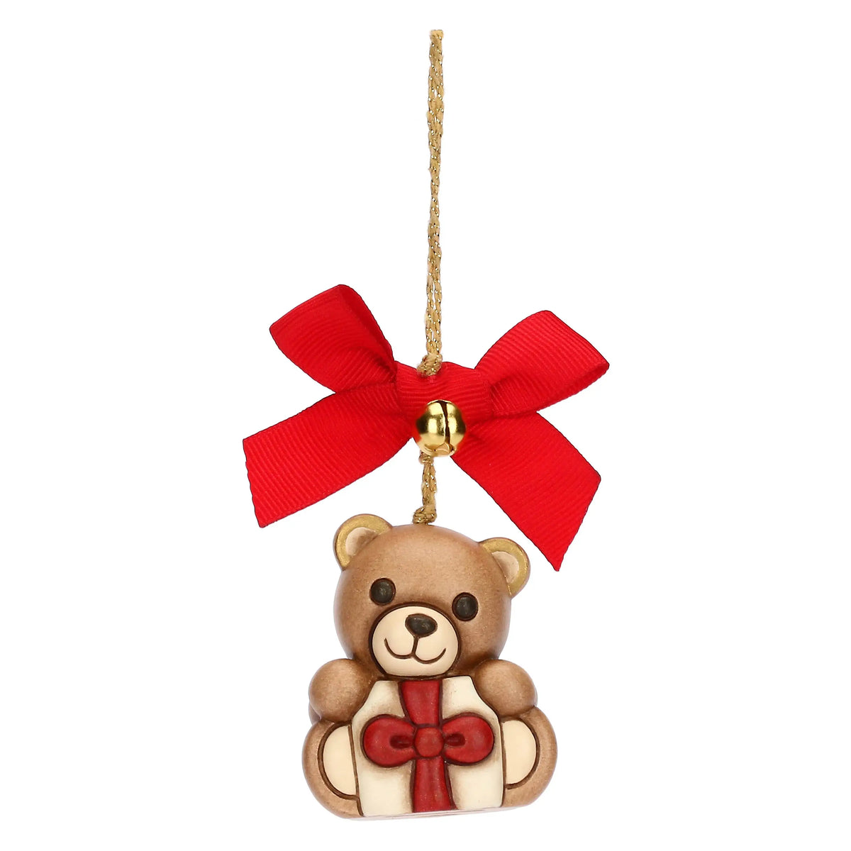 Addobbo natalizio Teddy in ceramica, piccolo