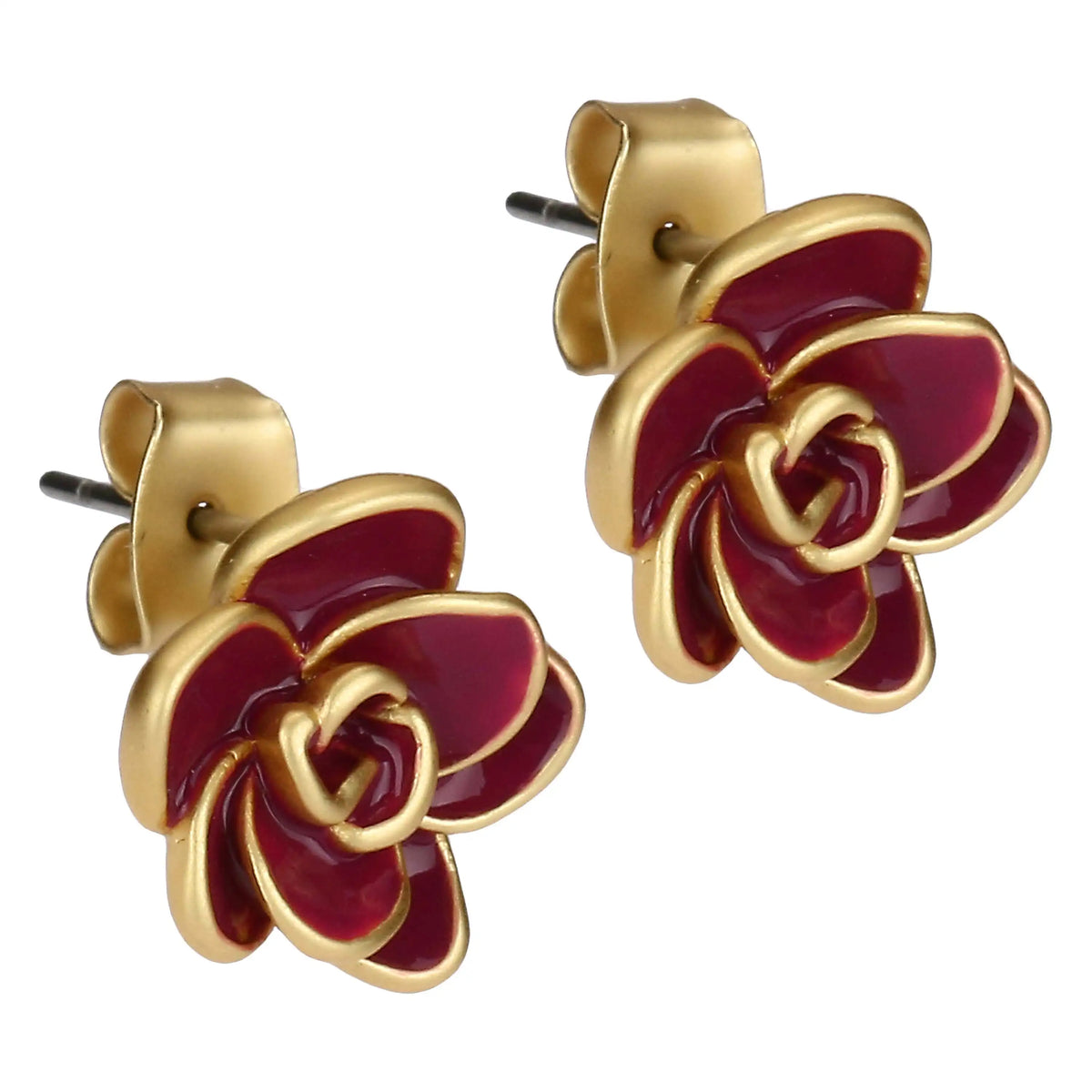 Pin magnolia viola smaltato