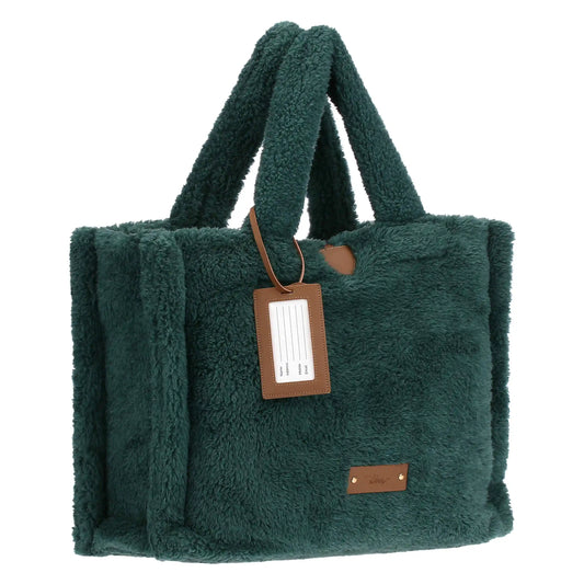 Plaid con borsa, verde
