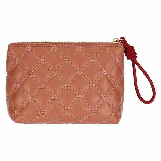 Trousse trapuntata, moka/ribes