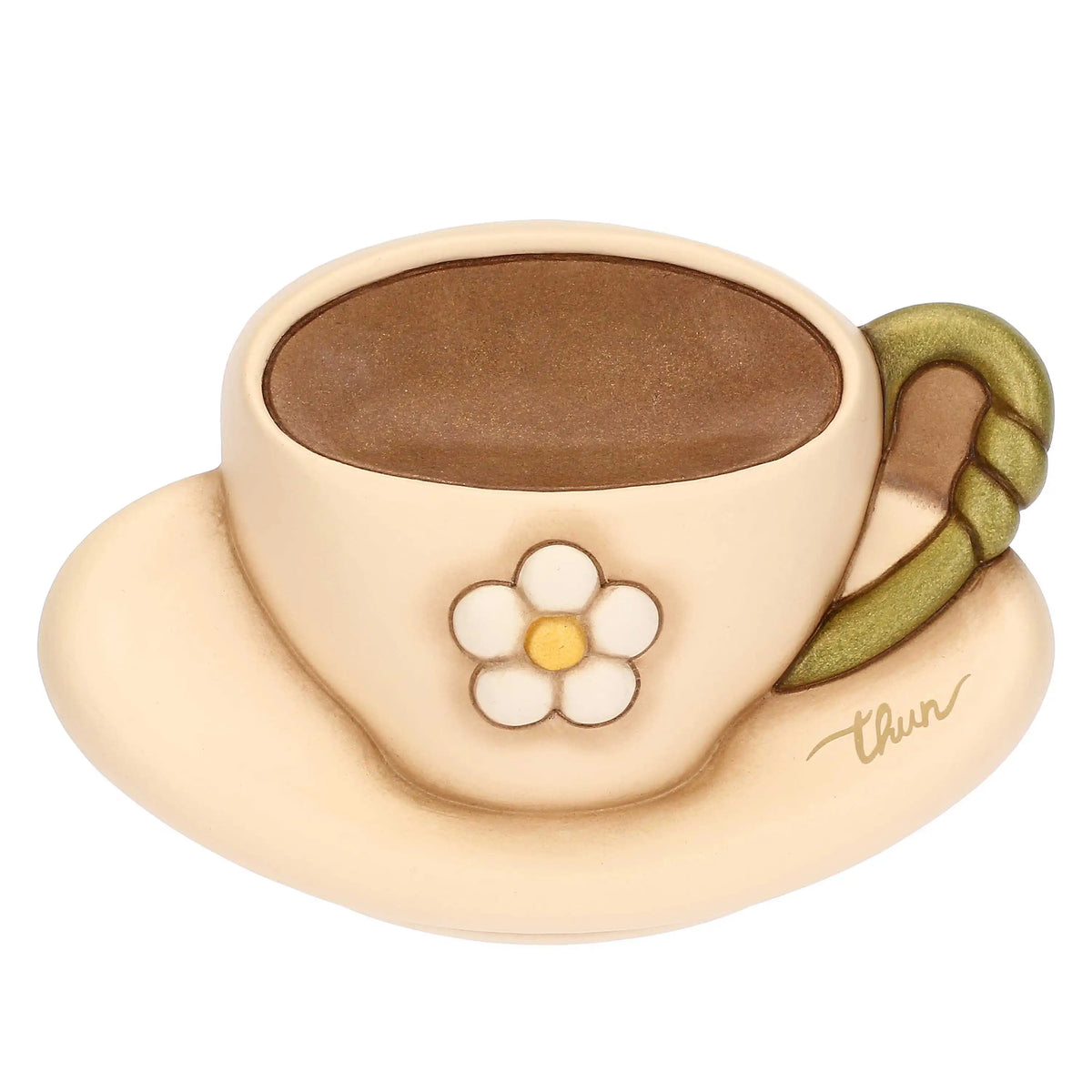 Decorazione da parete tazzina in ceramica Country Bloom, piccola