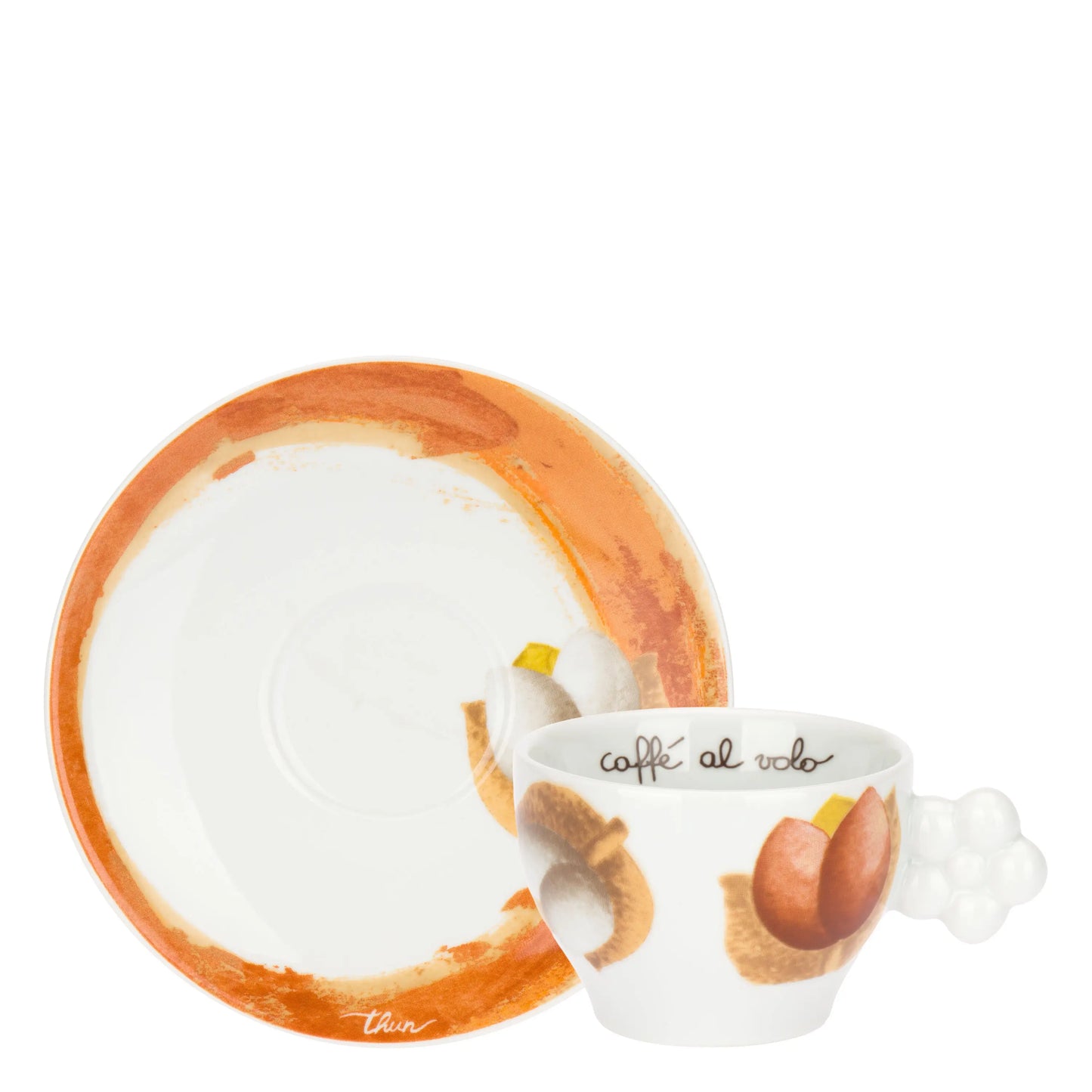 2 Tazze Medie con piattino Tulipani