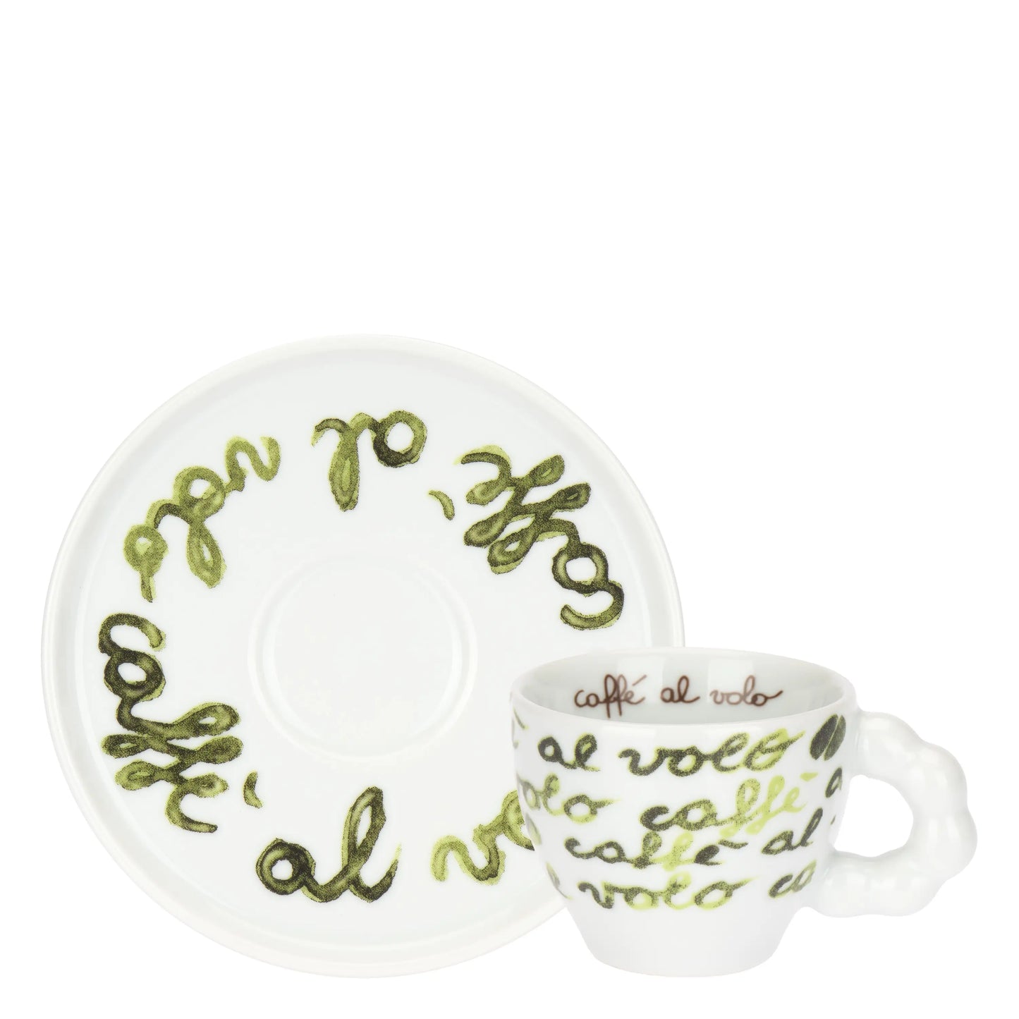 Set 6 Tazzine con piattino Caffè al volo