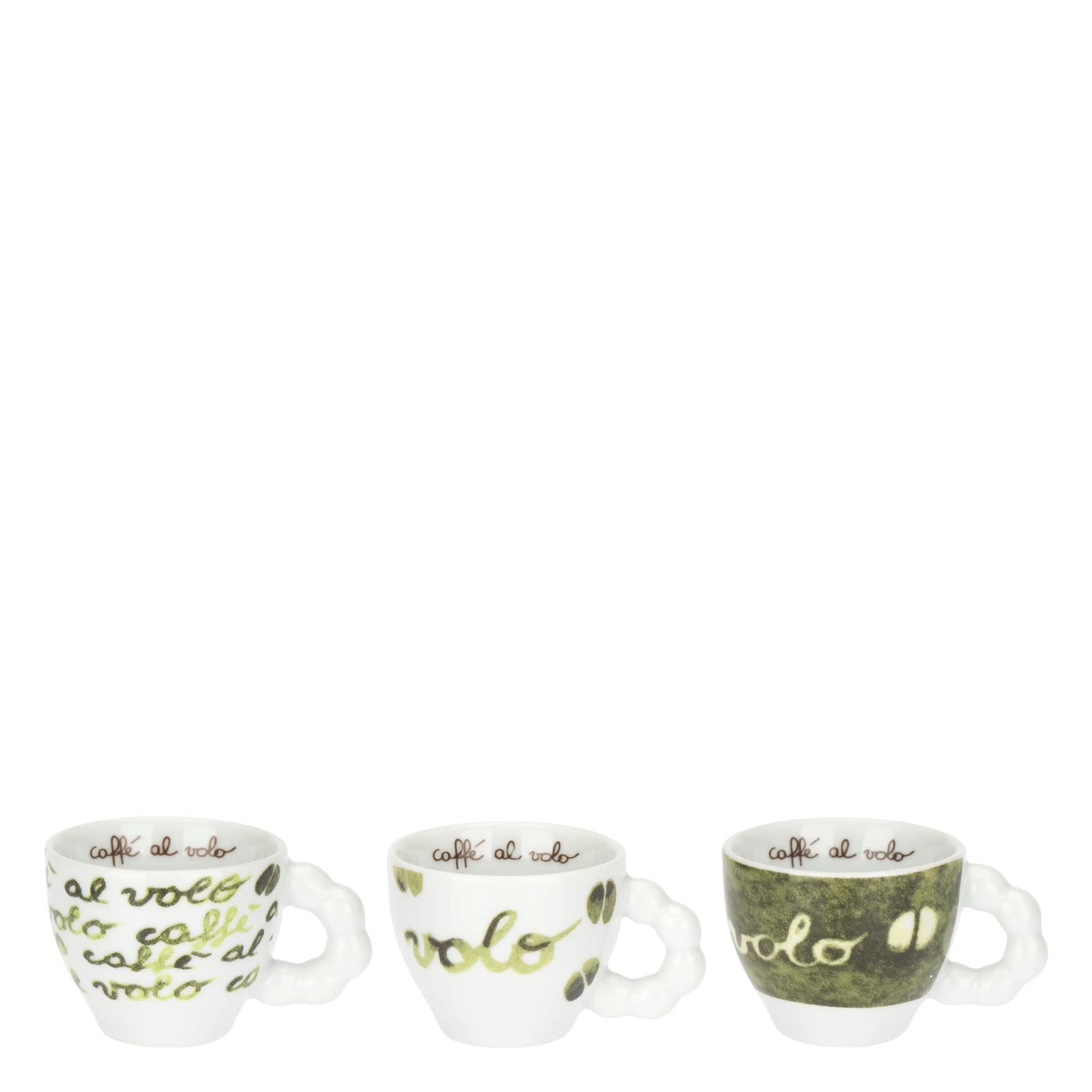 Set 6 Tazzine con piattino Caffè al volo