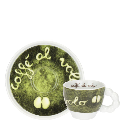 2 Tazzine con piattino Zucch Caffè al volo