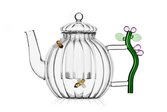 Teiera Botanica Fiore Rosa e Ape Ichendorf