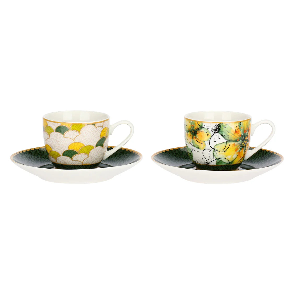 Mirabilia Set 2 Tazzine con Piattino Libellula