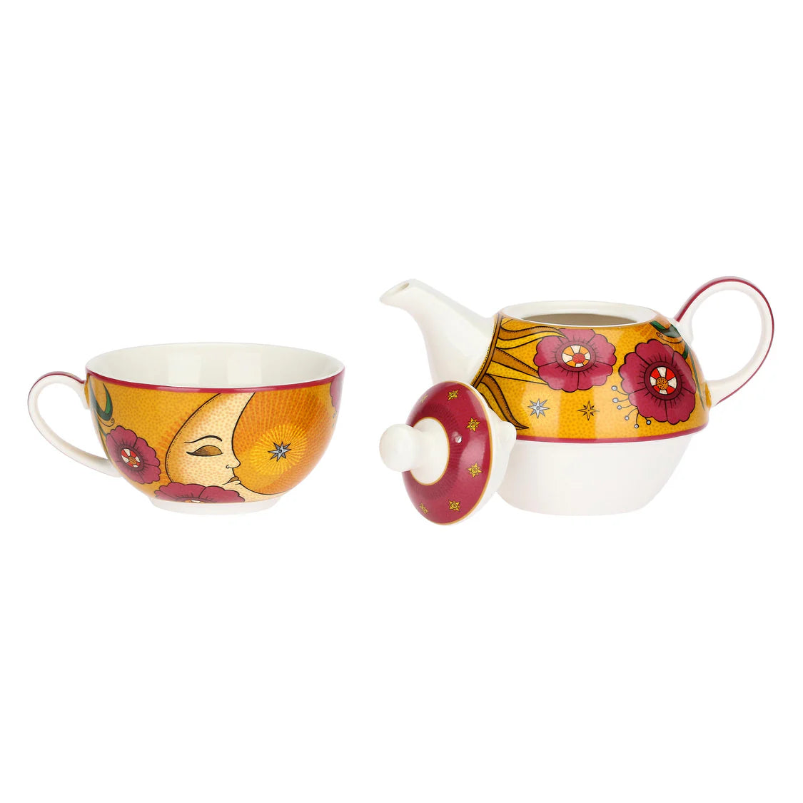 Mirabilia Tea4One con Piattino Sole & Luna