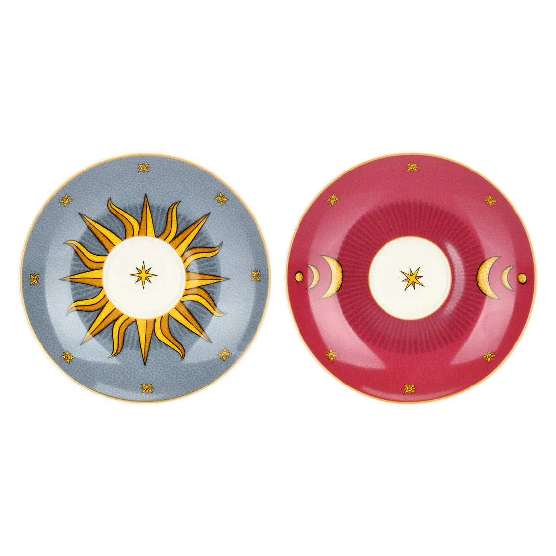 Mirabilia Set 6 Tazzine con Piattino Sole & Luna