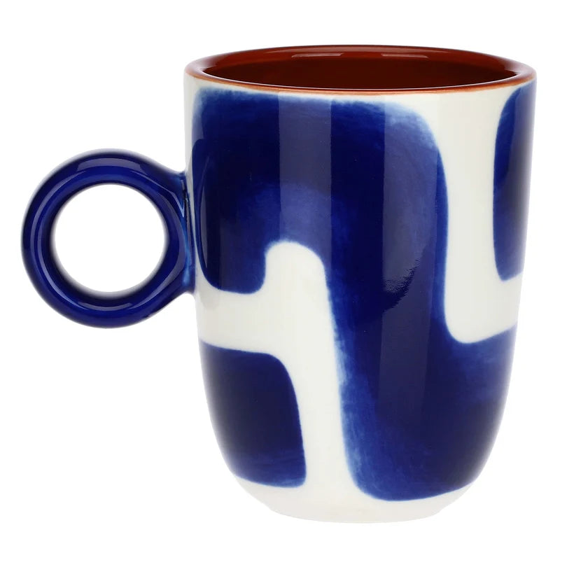 Mug Macchie Blu, Attimi - Stoneware, 260 ml