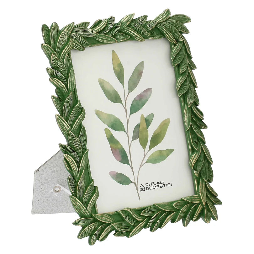 Portafoto Alloro, Tiguardo - Poly Resina/ Velluto /Mdf/Vetro/ Metallo (Ferro), 15 x 20 cm