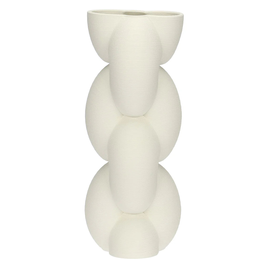 Trama Vaso Deco Catena L 15 x 15 x 39,5 cm, Ceramica