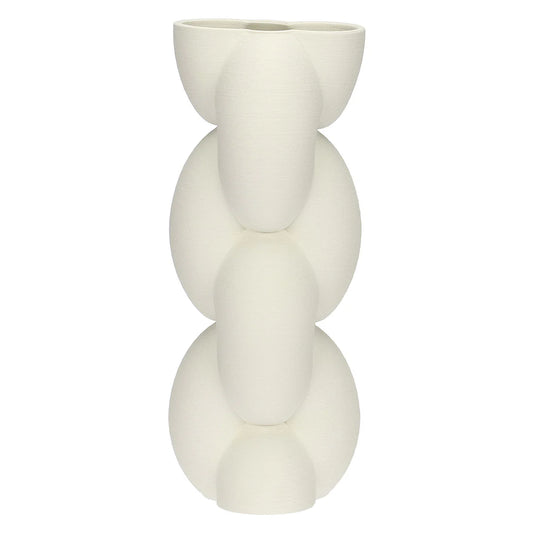 Trama Vaso Deco Catena L 15 x 15 x 39,5 cm, Ceramica