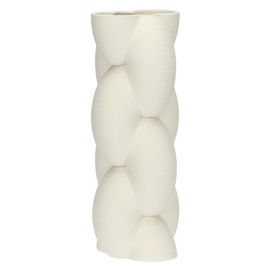 Trama Vaso Deco Catena L 15 x 15 x 39,5 cm, Ceramica