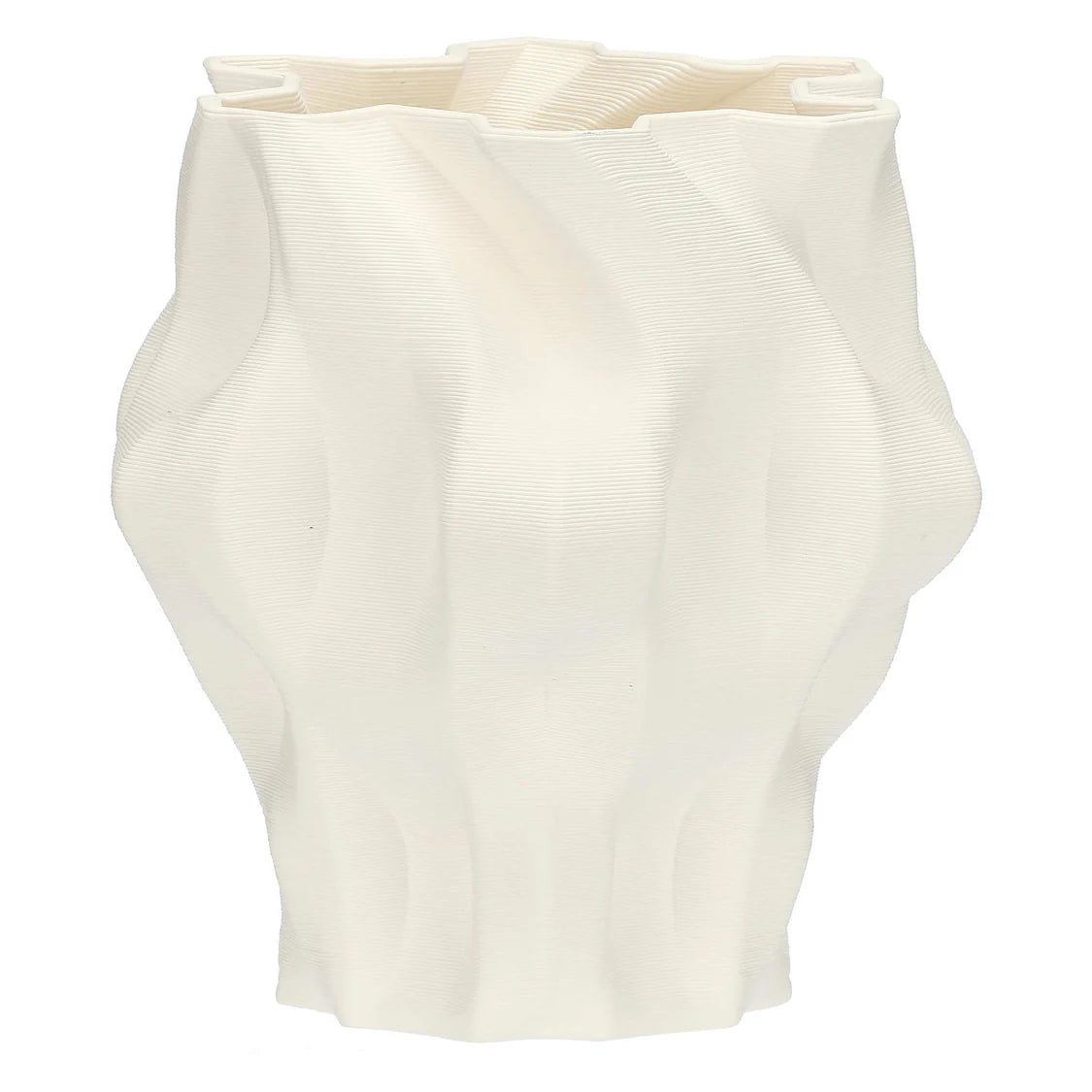 Trama Vaso Deco Origami L 26 x 26 x 24 cm, Ceramica