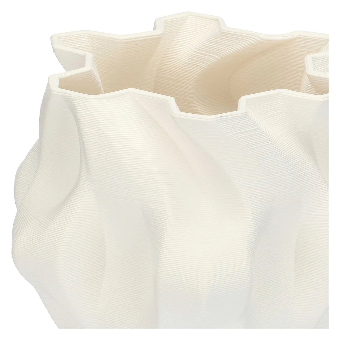 Trama Vaso Deco Origami L 26 x 26 x 24 cm, Ceramica