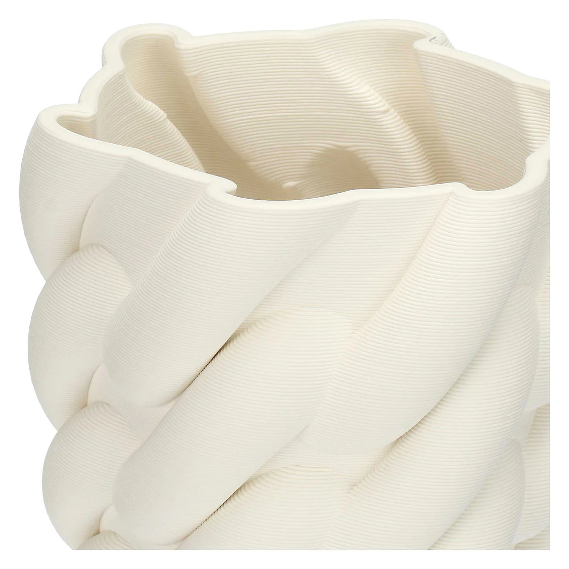Trama Vaso Deco Intreccio M 18 x 18 x 28 cm, Ceramica