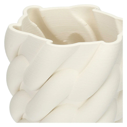Trama Vaso Deco Intreccio M 18 x 18 x 28 cm, Ceramica
