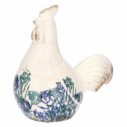 Eden Oggetto Decorativo Gallo Blu