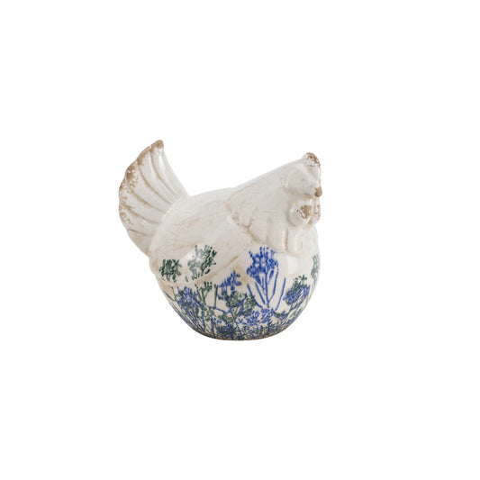 Eden Oggetto Decorativo Gallina Blu