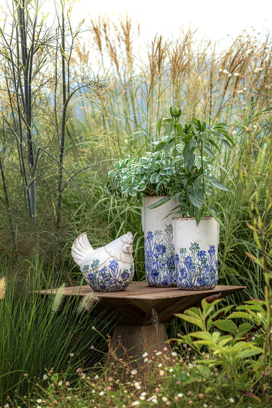 Eden Oggetto Decorativo Gallina Blu