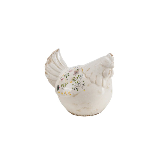 Eden Oggetto Decorativo Gallina Giallo