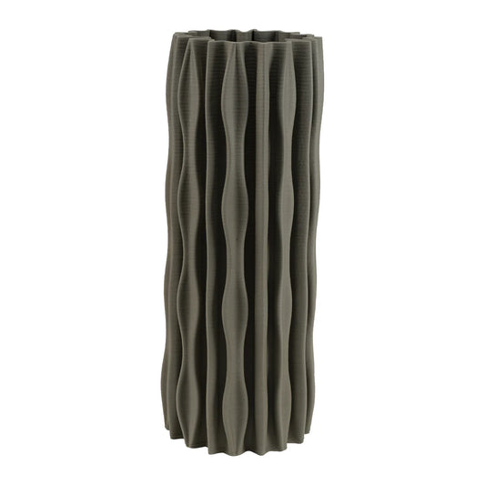 Atena Vaso Decorativo 3D L 16x16x40 cm, Ceramica