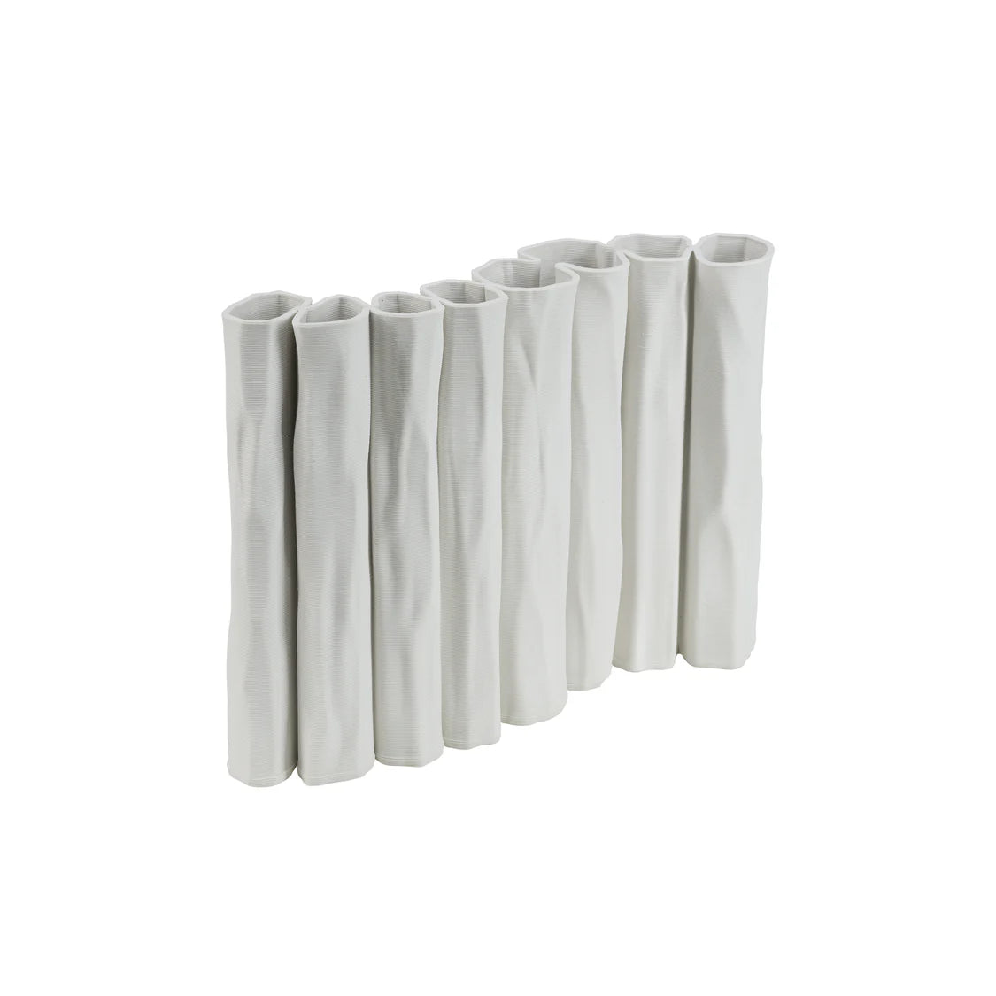 Atena Vaso Decorativo Lungo 3D, 27x8x21 cm, Ceramica