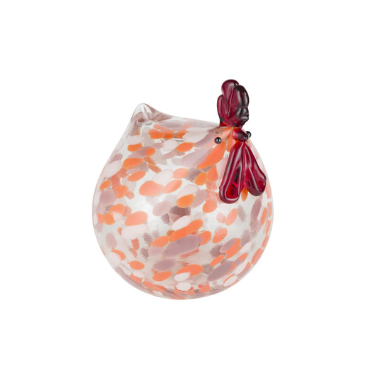 Rosamunda Oggetto Decorativo Gallina Bassa Rosa