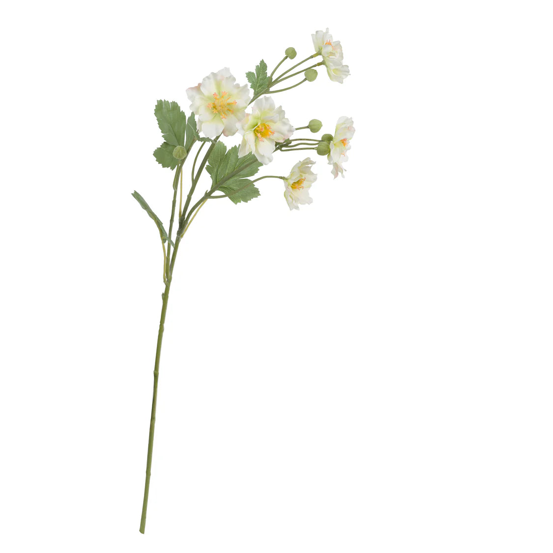 Fiorile Anemone Butterfly Bianco 69 Cm