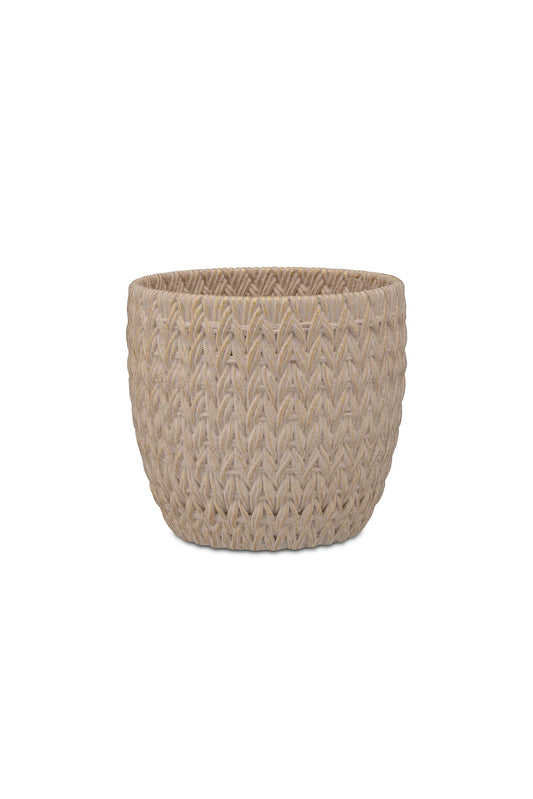 Doppiamaglia Cachepot Bianco/Oro S