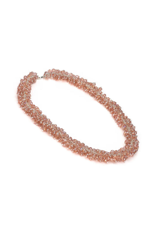 COLLANA CRISTALLI ROSA