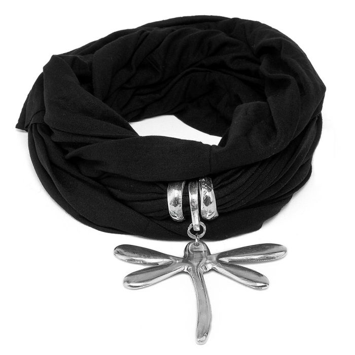 SCIARPA GIOIELLO PENDENTE LIBELLULA