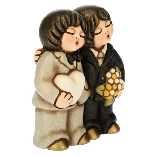 Coppia sposini lui e lui piccolo