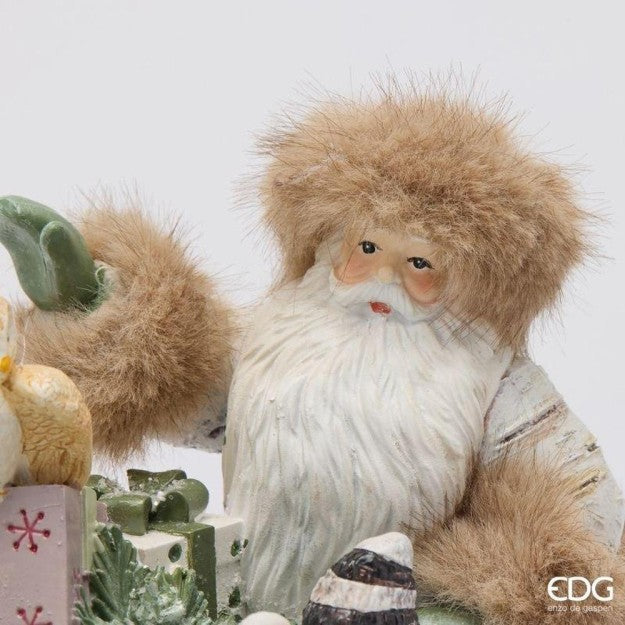 Decoro Babbo Con Slitta H.18 L.27 L.12 C6 2