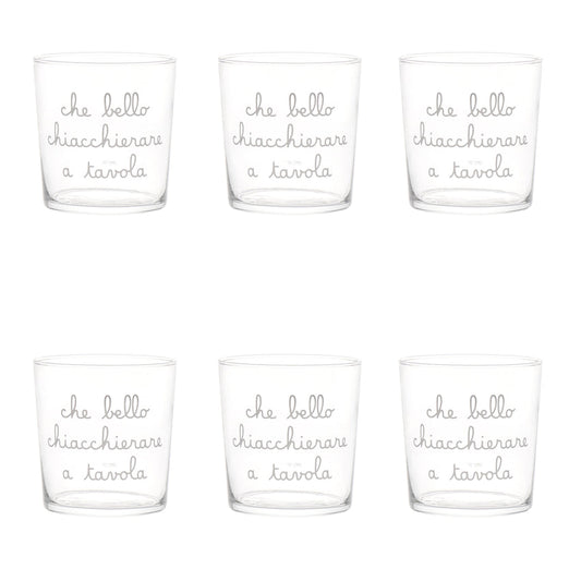 Bicchiere 35Cl Che Bello Chiacchierare