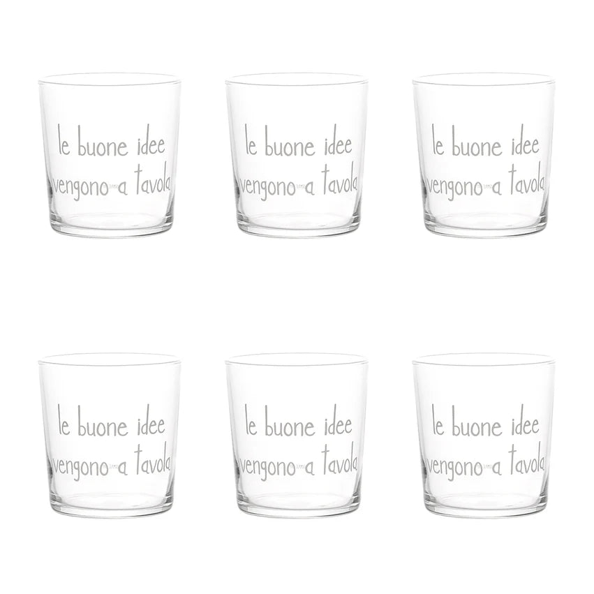 Bicchiere 35Cl Le Buone Idee Vengono A Tavola