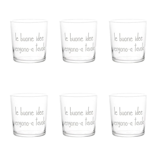 Bicchiere 35Cl Le Buone Idee Vengono A Tavola
