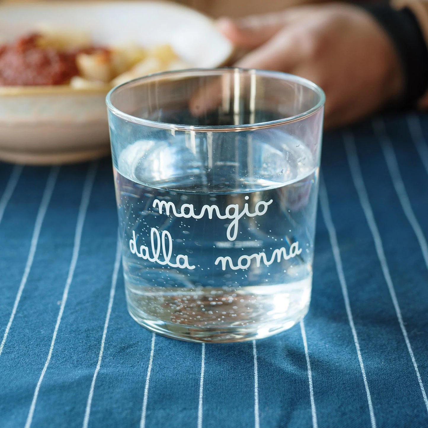 Set 6 Bicchieri acqua Mangio dalla nonna