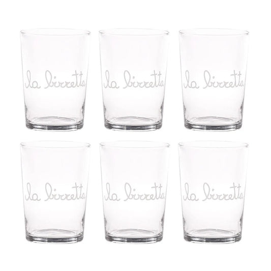 Set 6 Bicchieri birra La Birretta