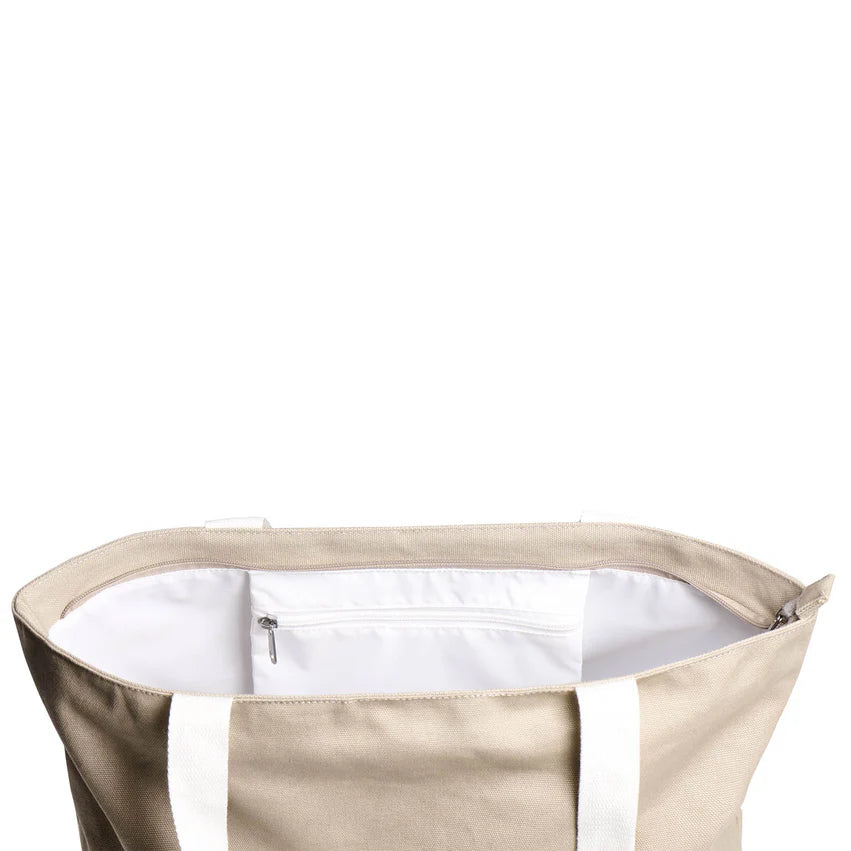 Borsa in canvas Vado in spiaggia - Sabbia