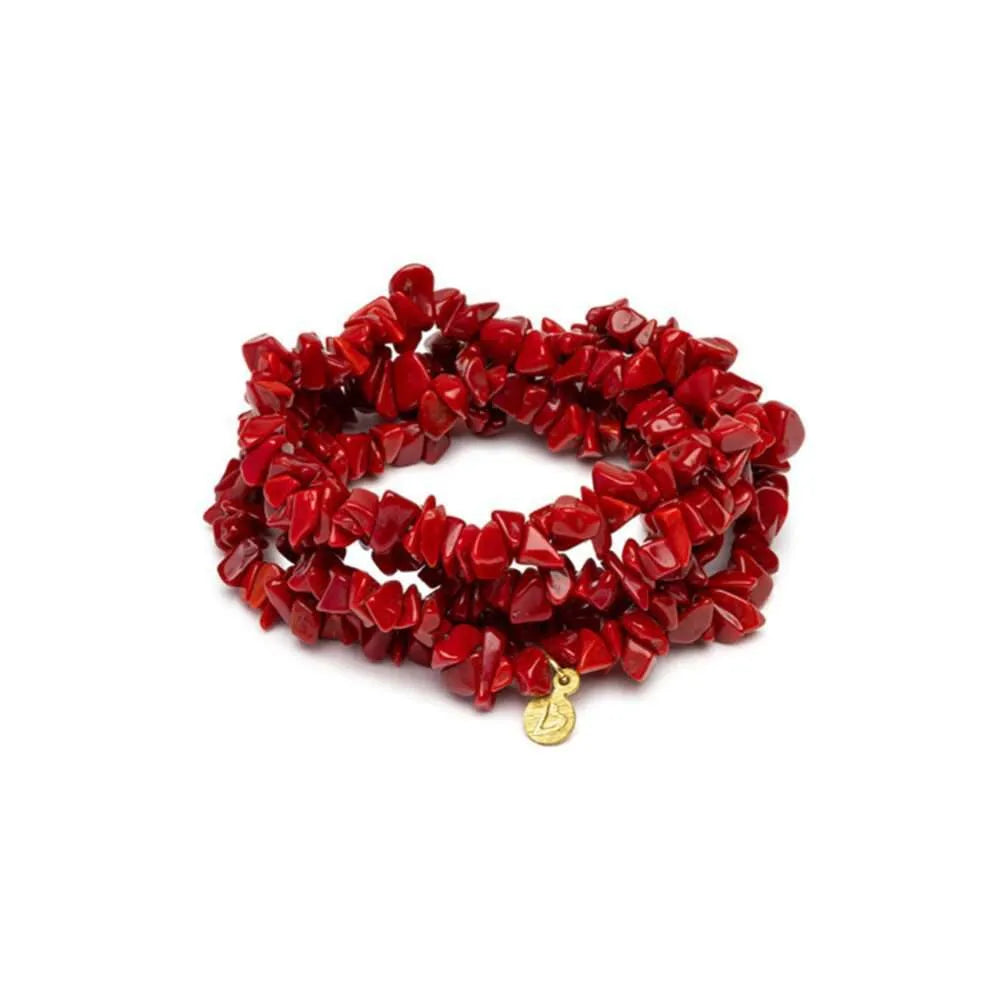 Bracciale/Collana Elastica Corallo