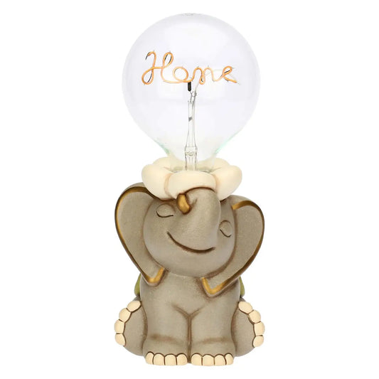 Lampada moderna da tavolo con elefante