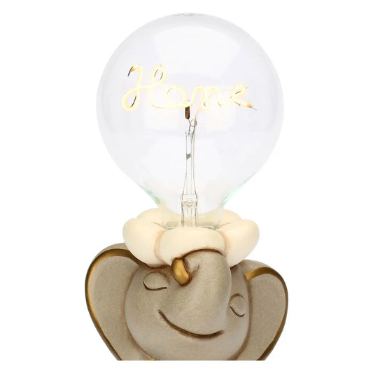 Lampada moderna da tavolo con elefante