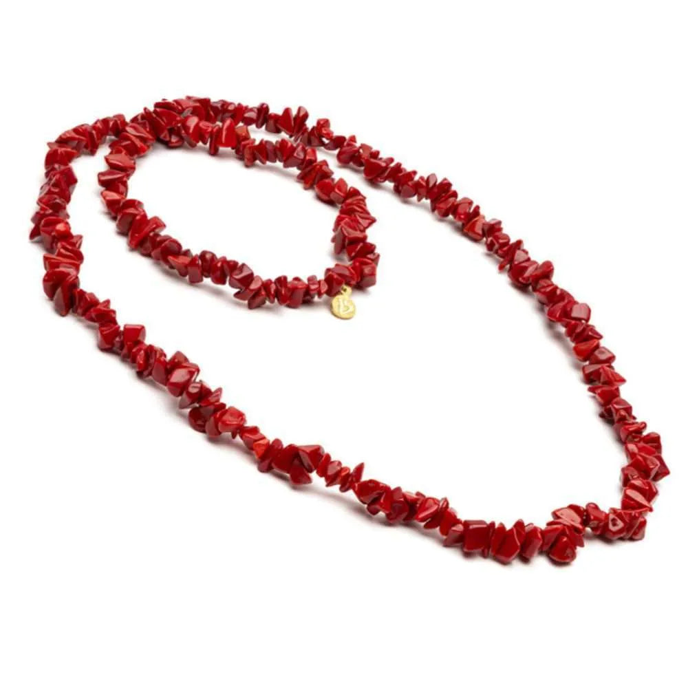 Bracciale/Collana Elastica Corallo