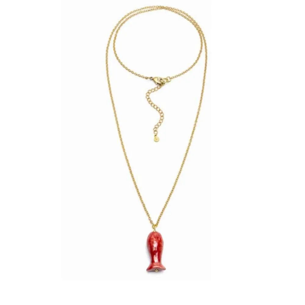 Collana Ciondolo Pesce Rosso