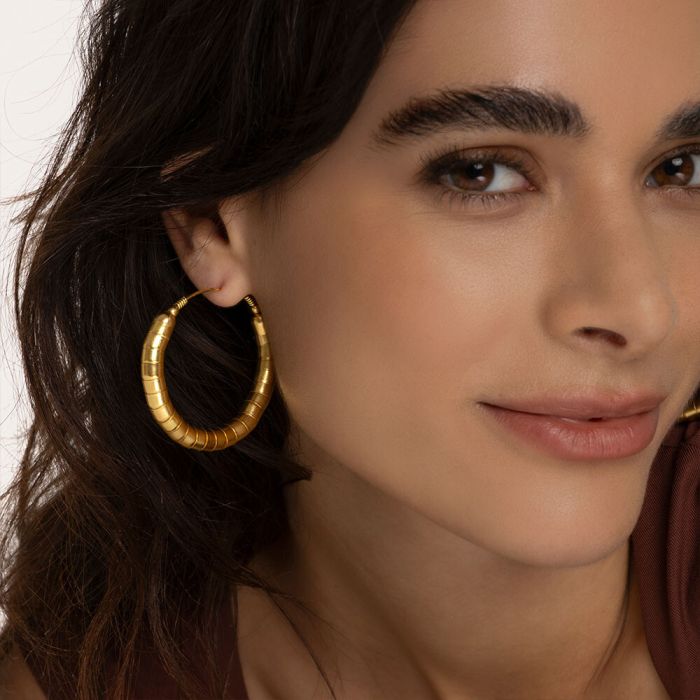 ORECCHINI TEXTURE SERPENTE