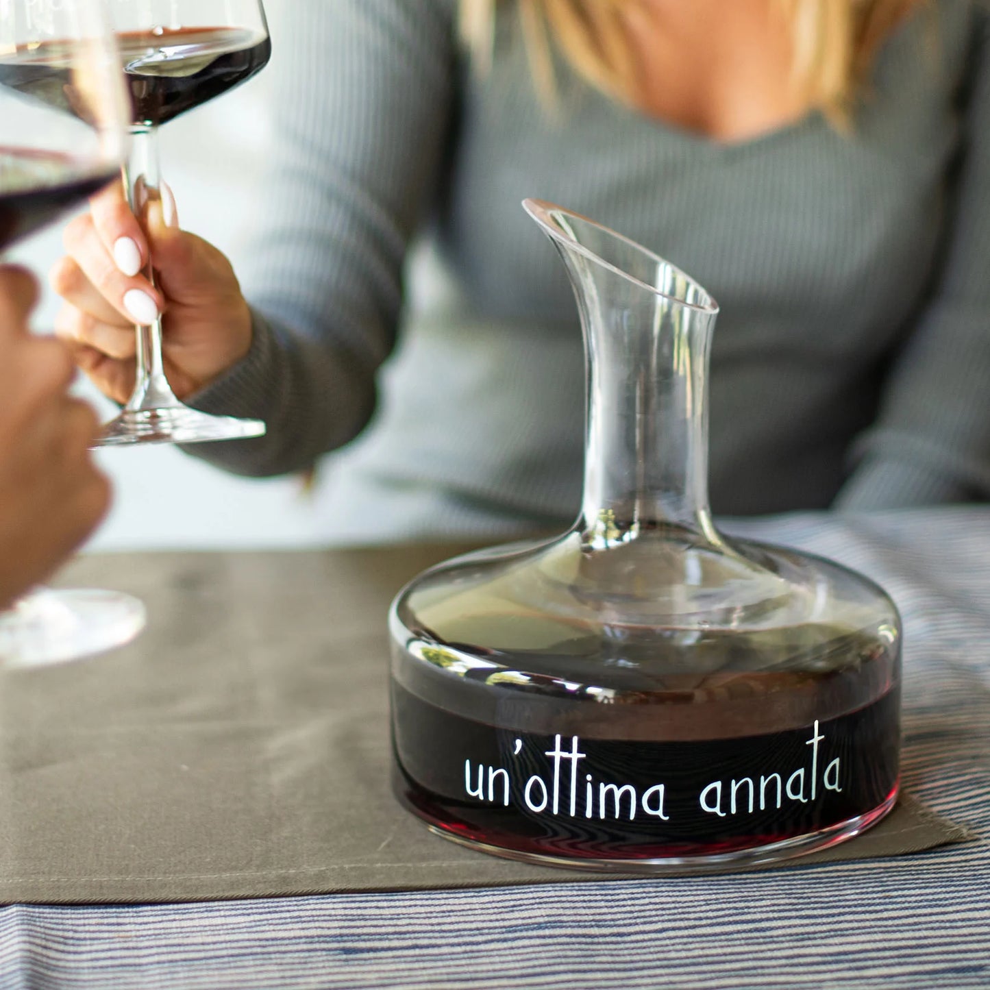 Decanter in vetro Un'ottima annata