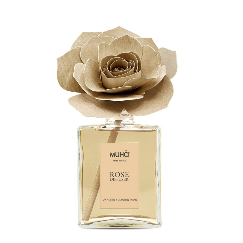 Diffusore Rosa Vaniglia e Ambra Pura
