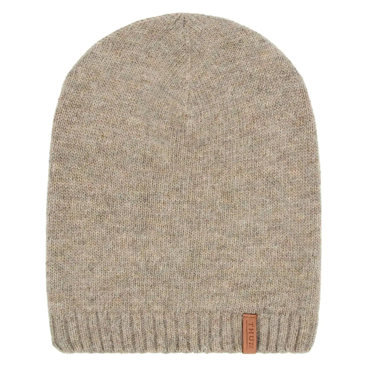 Cappellino di lana forma classica beige